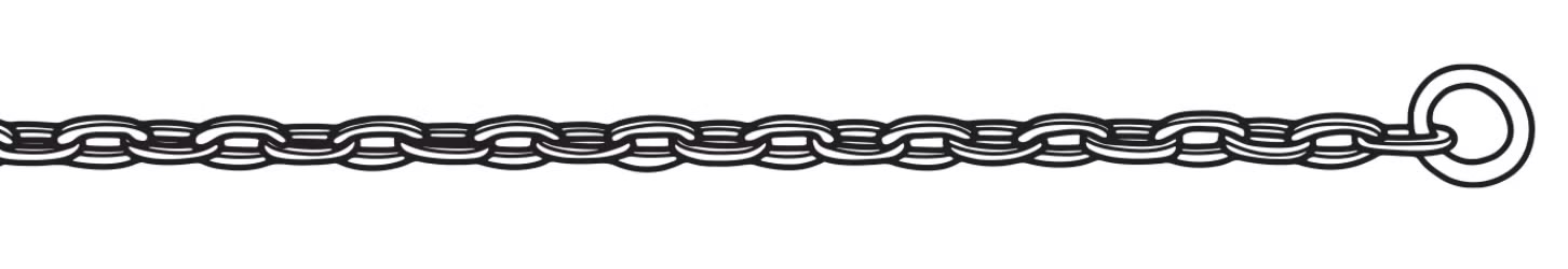 Sketch of Faceted Cable Chain