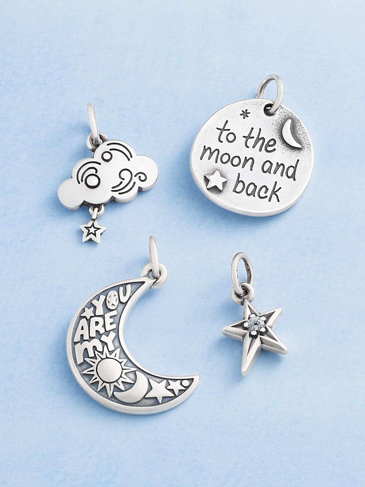 Moon and stars jewelry from James Avery.