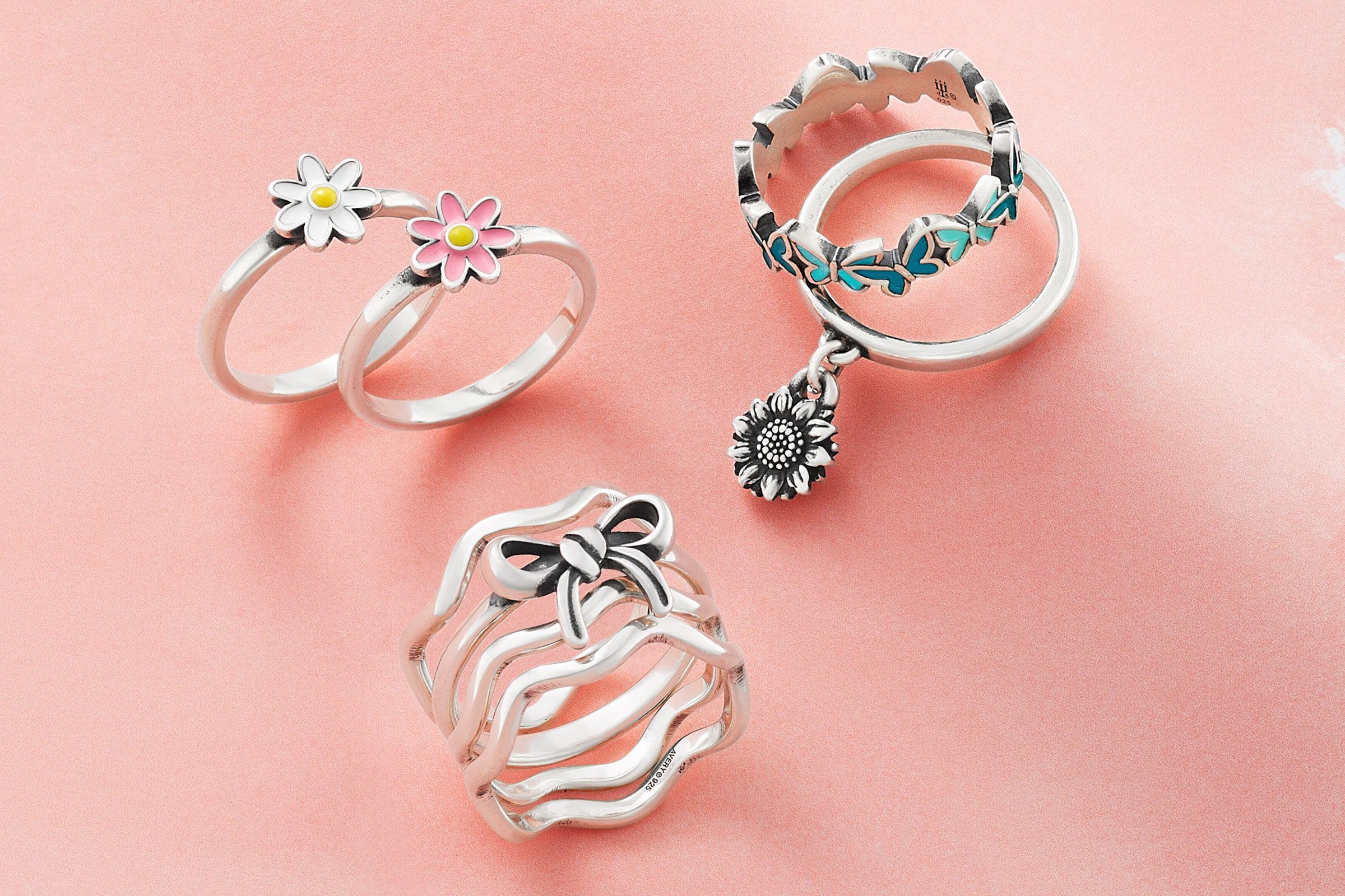 Ring stacks from James Avery. 